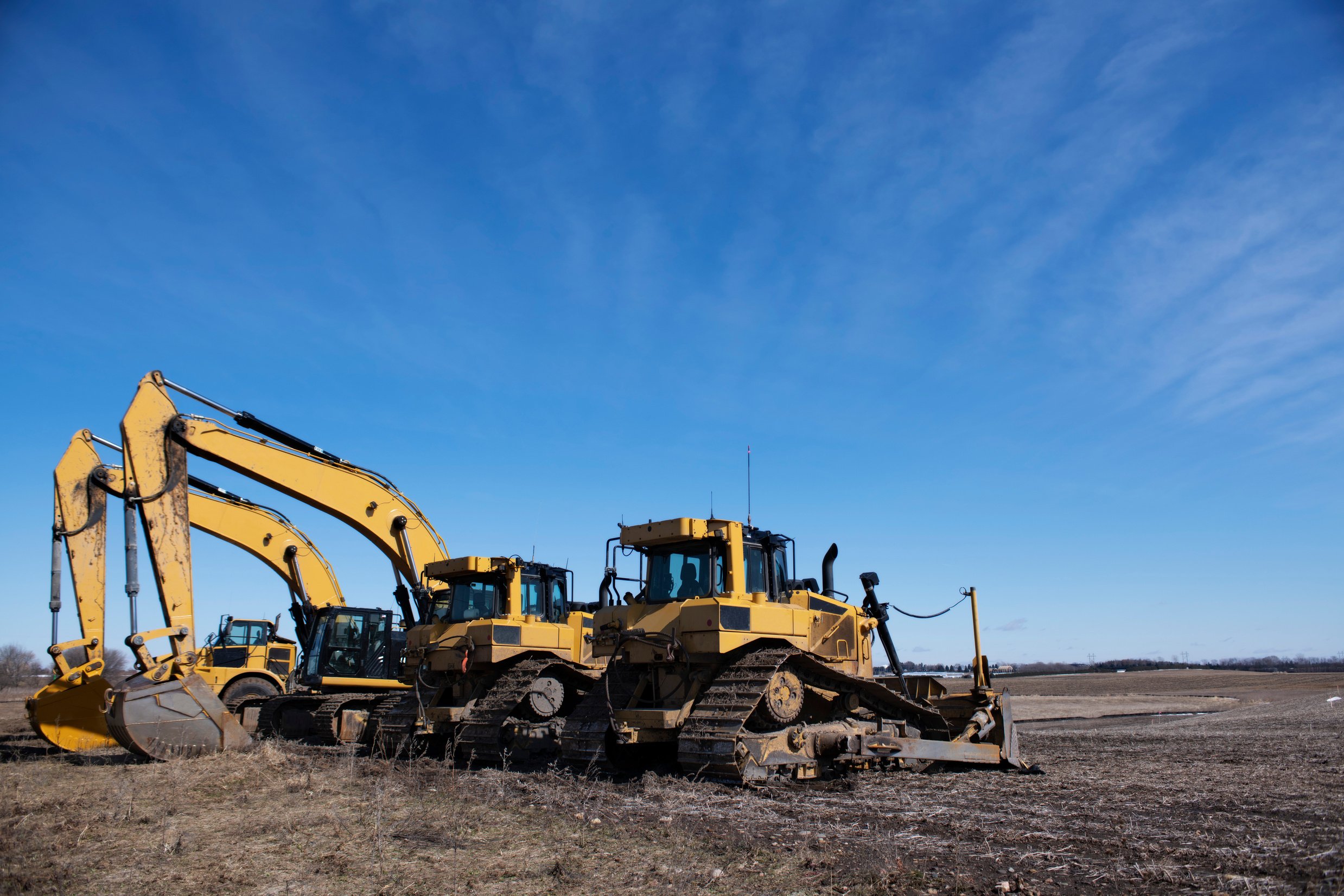 Heavy construction equipment